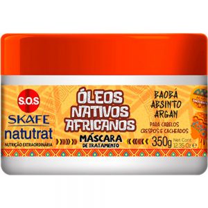 SKAFE MASC.DE TRAT.NATUTRAT SOS OLEO NATIVOS AFRICANOS 350G