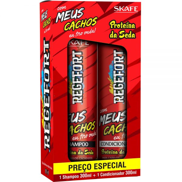 SKAFE KIT SH+COND REGEFORT PROTEINA SEDA 600ML