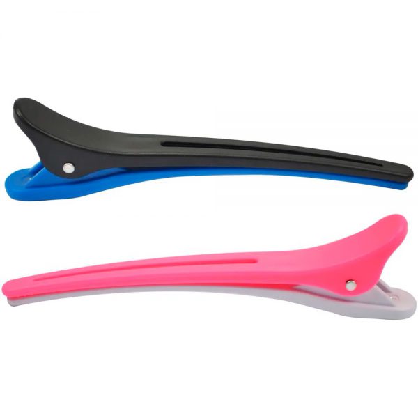 SANTA CLARA CLIPS PLASTICO 2 CORES C/6 REF2905